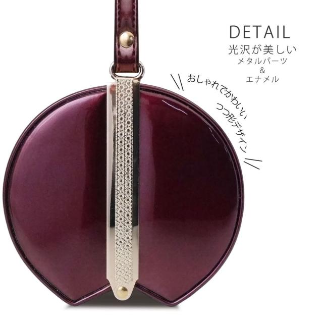豪華な ベロア&エナメル ツートン 草履バッグ セット 3枚芯のヒール 厚底 草履 選べる 5 色 振袖 くすみカラー 足が痛くなりにくい 鼻緒 ワイン 緑 銀 シルバー 金 ゴールド 黒 赤 フリーサイズ 【成人式 前撮り 卒業式 入学式 】【フォーマル】バック 卒業袴 袴_5