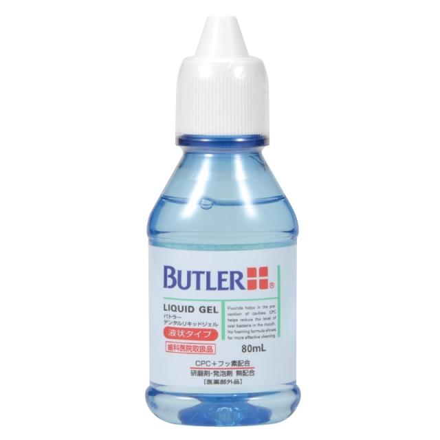 【メール便選択で送料無料】バトラー デンタルリキッドジェル (液状タイプ)80ml 6本セット (医薬部外品)【サンスター】【Ｇ・Ｕ・Ｍ】【GUM】【バトラー】