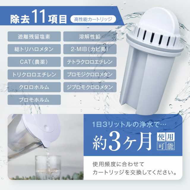 お試し購入はこちら】 送料無料 300リットル浄水 浄水ポット 日本製 