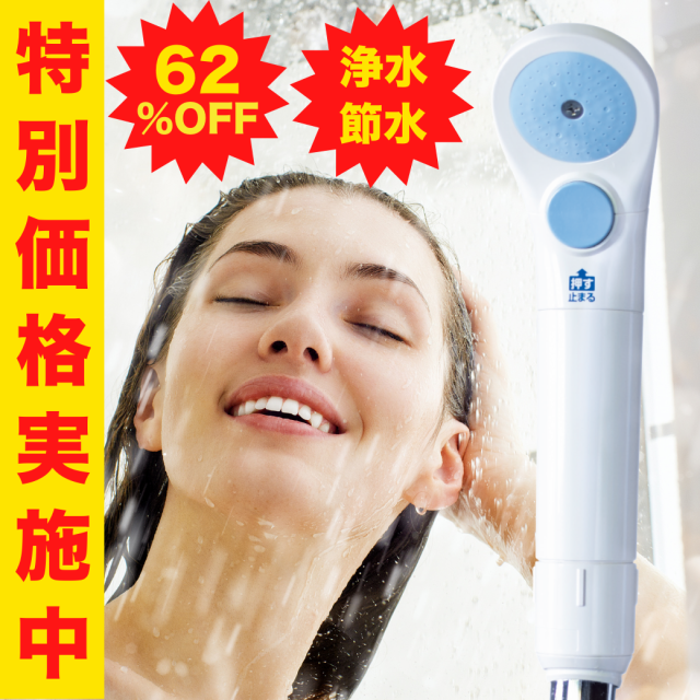 お試し購入はこちら】 送料無料 日本製 浄水 シャワーヘッド 本体 塩素