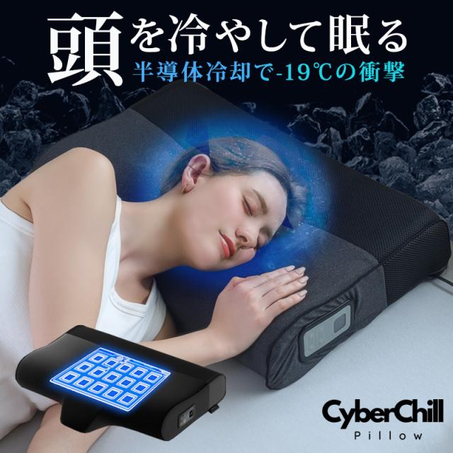 枕 ひんやり枕 BlueBlood サイバーチルピロー 頭を冷やす ‐19℃の冷却枕