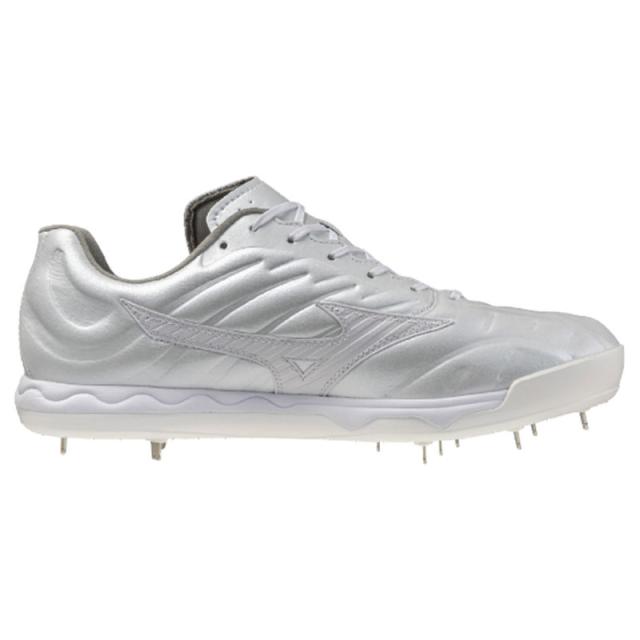ミズノ MIZUNO ミズノプロ スピードレボプロ (野球/ソフトボール) 野球 金具 スパイク 白 シューズ 25AW (11GM250501)