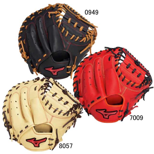 ミズノ MIZUNO  軟式用ウィルドライブ レッド 捕手用／M-R型  野球 一般 軟式 ミット グローブ キャッチャー  25AW(1AJCR33610)