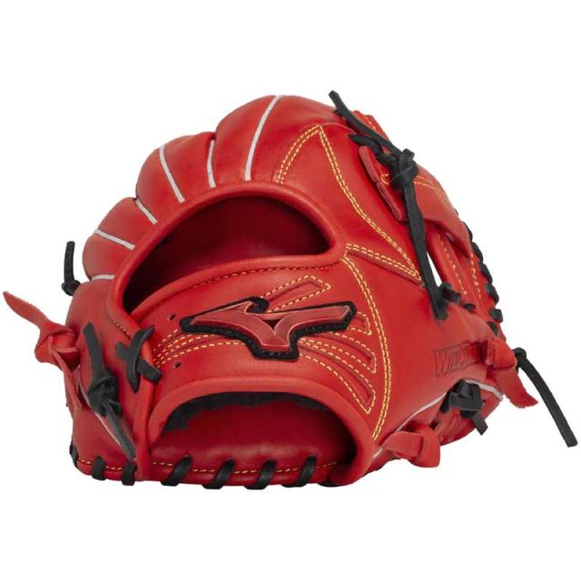 ミズノ MIZUNO 軟式用ウィルドライブ レッド IBE 内野手向け：サイズ8