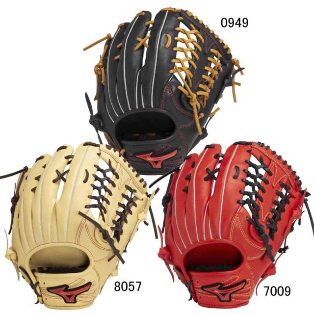 ミズノ MIZUNO  軟式用ウィルドライブ レッド IBE  外野手向け：サイズ14  野球 一般 軟式 グラブ グローブ  25AW(1AJGR33607)