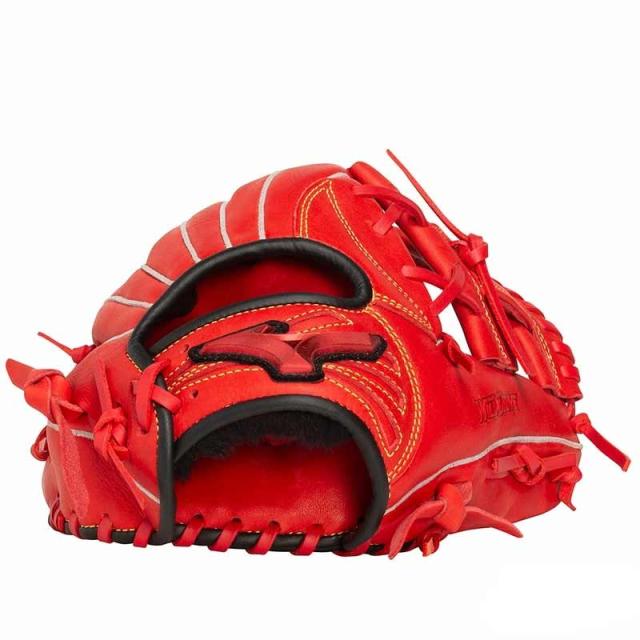 ミズノ MIZUNO 少年軟式用 ウィルドライブ レッド IBE限定カラー オールラウンド用／サイズM 野球 ジュニア JR 軟式 グラブ グローブ 25AW(1AJGY33220)
