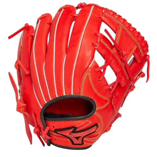 ミズノ MIZUNO 少年軟式用 ウィルドライブ レッド IBE限定カラー オールラウンド用／サイズM 野球 ジュニア JR 軟式 グラブ グローブ 25AW(1AJGY33220)