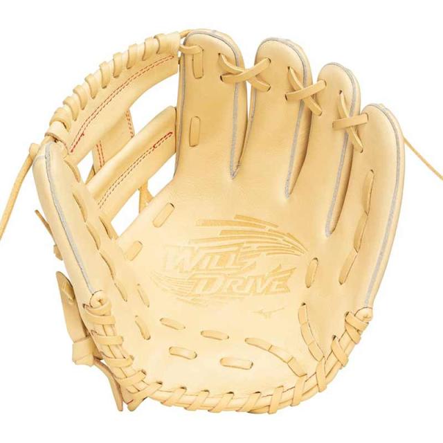 ミズノ MIZUNO 少年軟式用 ウィルドライブ レッド 小指2本入れグラブ オールラウンド用／サイズS 野球 ジュニア JR 軟式 グラブ グローブ 25AW(1AJGY33300)