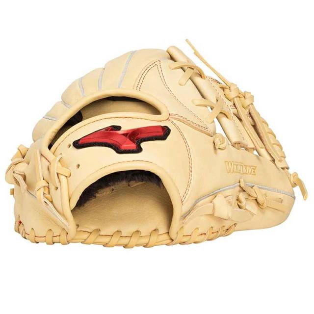 ミズノ MIZUNO 少年軟式用 ウィルドライブ レッド 小指2本入れグラブ オールラウンド用／サイズS 野球 ジュニア JR 軟式 グラブ グローブ 25AW(1AJGY33300)