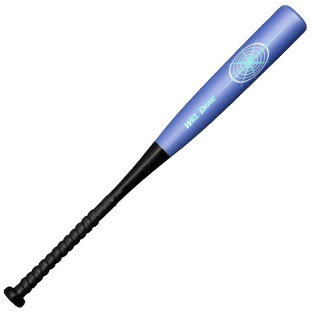 ミズノ MIZUNO 小学生軟式用ウィルドライブ ブルー×ヒッティングナビ トップ FRP製 野球 少年軟式 JR ジュニア バット 25AW(1CJFY143)