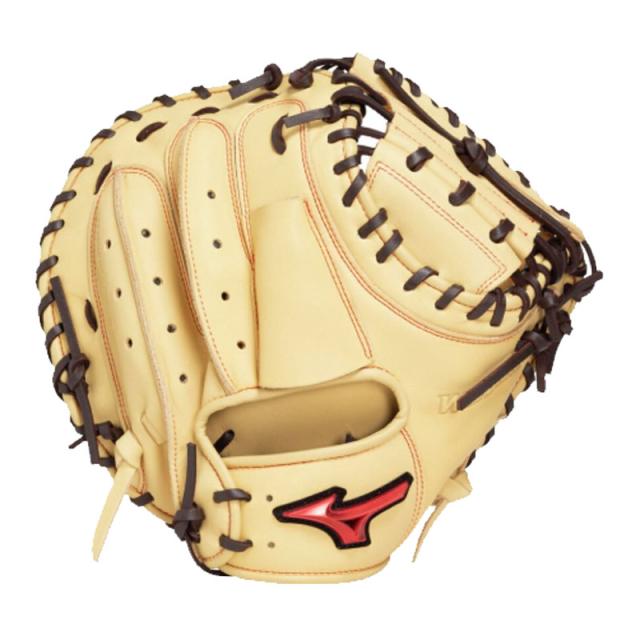 ミズノ MIZUNO  軟式用ウィルドライブ レッド 捕手用/B-D型  野球 一般 軟式 ミット グローブ キャッチャー  25AW(1AJCR33600)_2