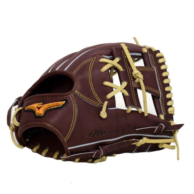 Mizuno 硬式グローブ 内野手用 ブラウン 平裏刺繍1円】2025モデル ミズノプロ 限定 硬式 グローブ グラブ 内