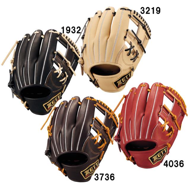 ゼット ZETT  軟式グラブ プロステイタスシリーズ 二塁手遊撃手用 今宮タイプ  グラブ袋付  野球 軟式 グラブ グローブ 内野手  25AW(BRGB30766G)