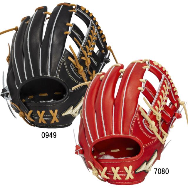 ミズノ MIZUNO 軟式用グローバルエリート Professional Selection 紅林型：サイズ9 野球 一般 軟式 グラブ グローブ 26SS(1AJGR34213)