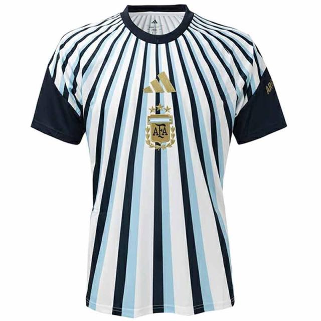 アディダス adidas アルゼンチン代表 26 ホーム プレマッチジャージ サッカー レプリカ ウェア ARGENTINA 26SS(VX778-JY9530)