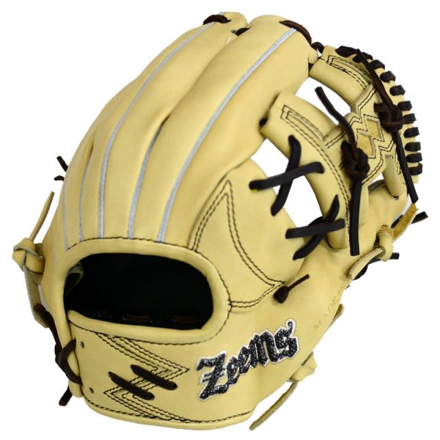 ジームス Zeems  限定 硬式グラブ 三方親 内野手用  Zeems型ロゴ グラブ袋付  野球 硬式 グローブ グラブ  26SS(SV-532CB-ZEEMS キャメル/ブラウン)