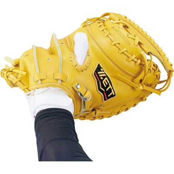 硬式用 プロステイタス キャッチャーミット2101グラブ袋付き ZETT 21SS（BPROCM420-1900/5400/5800）