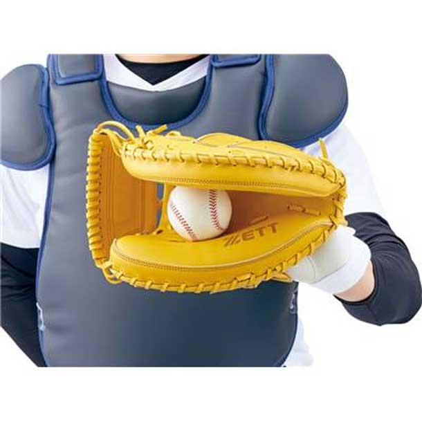 硬式用 プロステイタス キャッチャーミット2101グラブ袋付き ZETT 21SS（BPROCM420-1900/5400/5800）