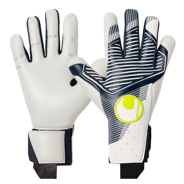 uhlsport (ウールシュポルト) (限定モデル) パワーライン ホライズン アブソルートグリップ ハーフネガティブ サッカー ゴールキーパーグローブ