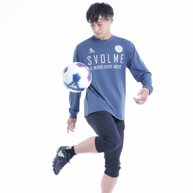 スボルメ svolme 起毛ロゴロングプラT SDG サッカー フットサル ウェア