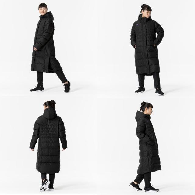 ミズノ MIZUNO ミズノハイブリッドダウンロングコート (レディース