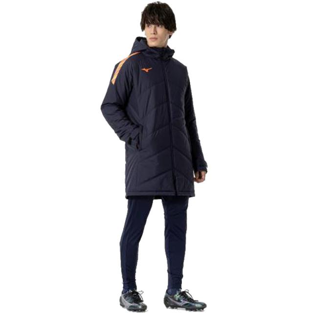 ミズノ　サッカーベンチコート ミズノ MIZUNO ハーフコート (ユニセックス) フットボール