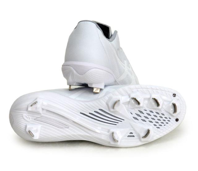 アシックス asics GOLDSTAGE MA 3 野球 ゴールドステージ 金具 スパイク 白スパイク 24SS(1123A049-110)
