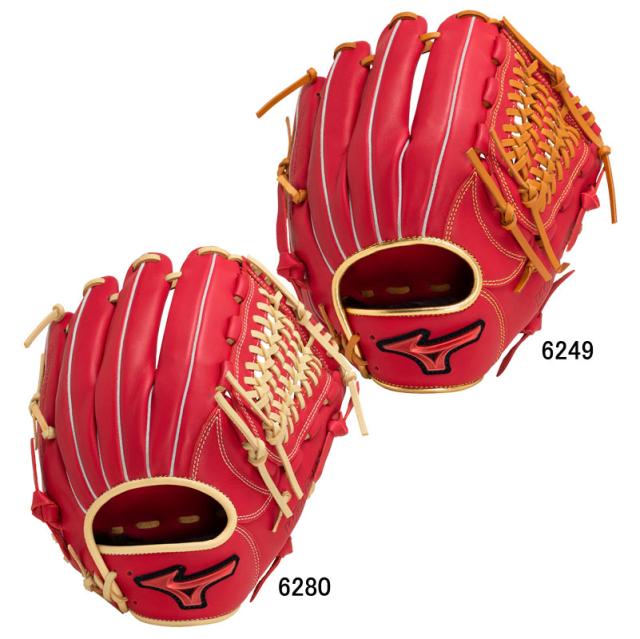 ミズノ MIZUNO  軟式用WILLDRIVE RED  オールラウンド用：サイズ10  野球 一般 軟式 グラブ グローブ  24SS(1AJGR21710)