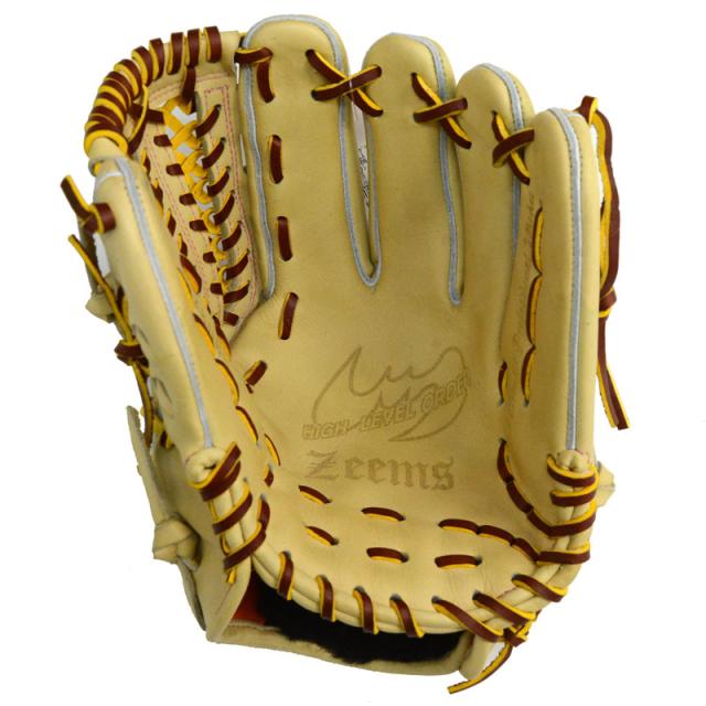 ジームス Zeems 限定 軟式グラブ 三方親 内野手用 Zeems型ロゴ