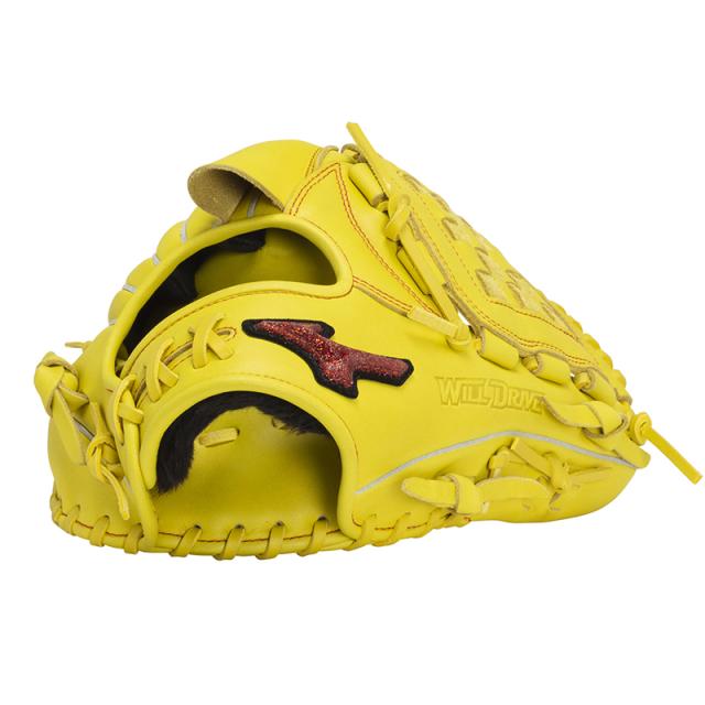 MIZUNO(ミズノ) 野球 ピッチャー用グローブ 軟式用 WILLDRIVE RED AXI