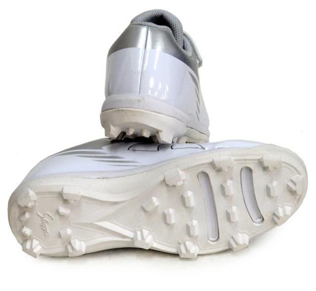 野球ジュニアスパイク 久保田スラッガー Amazon | クボタスラッガー SLUGGER ジュニア用スパイク 白 野球