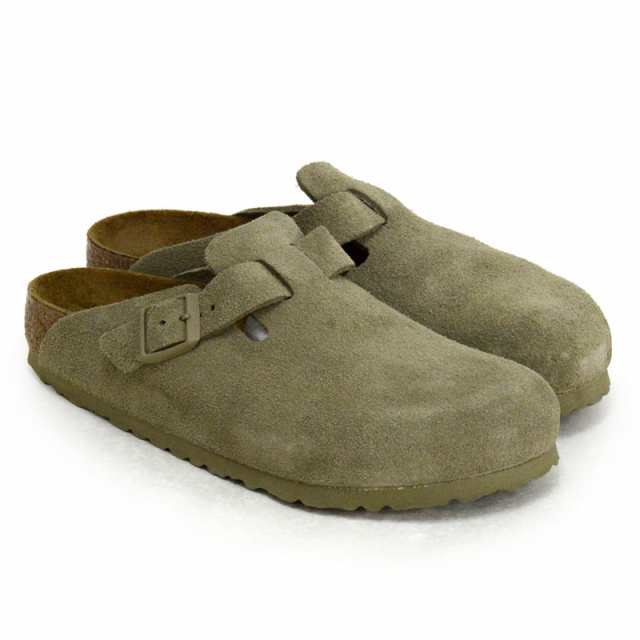 ビルケンシュトック BIRKENSTOCK Boston ボストン Faded Khaki (スエードレザー) スポーツ カジュアルサンダル ビルケン (レギュラー