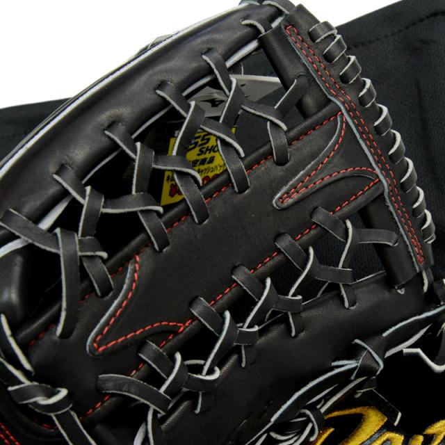 ミズノ MIZUNO 硬式用 ミズノプロ 外野手用：サイズ18N グラブ袋付 BSS