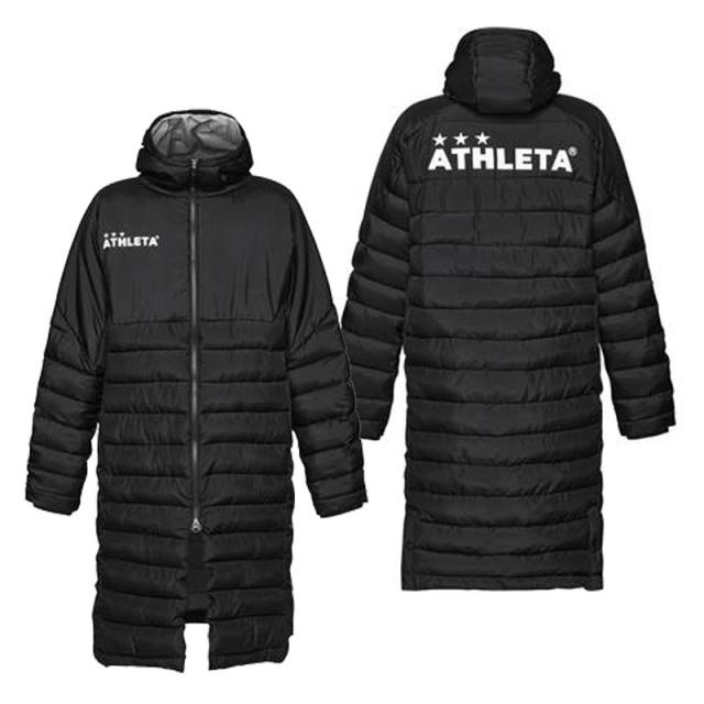 ATHLETA ベンチコート 160 ATHLETA アスレタ サッカーウェア ベンチコート メンズ