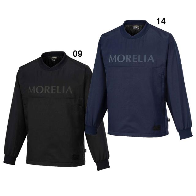 ミズノ MIZUNO  モレリア ウーブンプルオーバーシャツ ユニセックス  サッカー ウェア トレーニングウェア  24FW(P2MEB555)の通販は 8,131円
