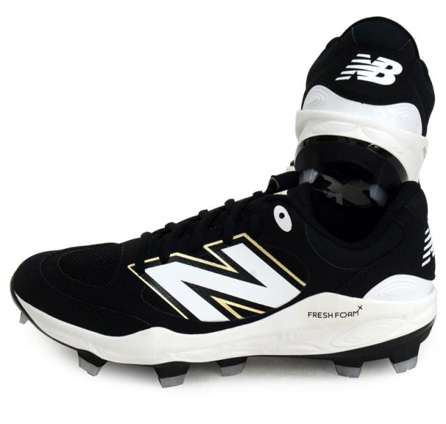 New Balance FRESH FOAM スパイク 黒/白　ニューバランス ニューバランス（new balance）（メンズ）野球スパイク ポイント