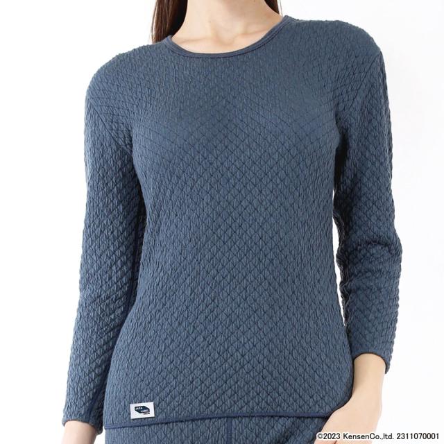 ひだまり チョモランマ  チョモランマ 婦人長袖丸首インナー  レディース 保温 高機能インナー インナーシャツ 長袖  24AW (QMS821/2/3)