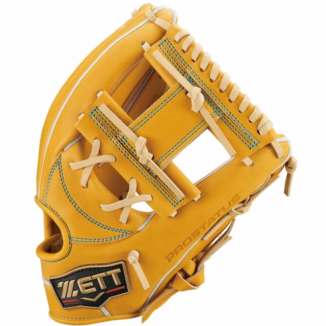 ゼット ZETT  硬式用 プロステイタス2401SE 内野手用 今宮タイプ  グラブ袋付  野球 硬式 グラブ グローブ 一般 遊撃手 二塁手  24AW(BPROG760S-1932/3732)