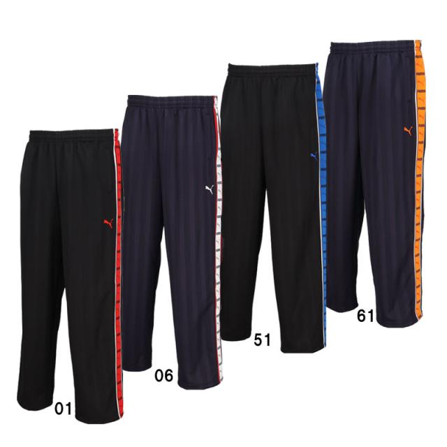 プーマ PUMA  シャドウ ストライプ ニット パンツ  ジャージパンツ  25SS (527755)