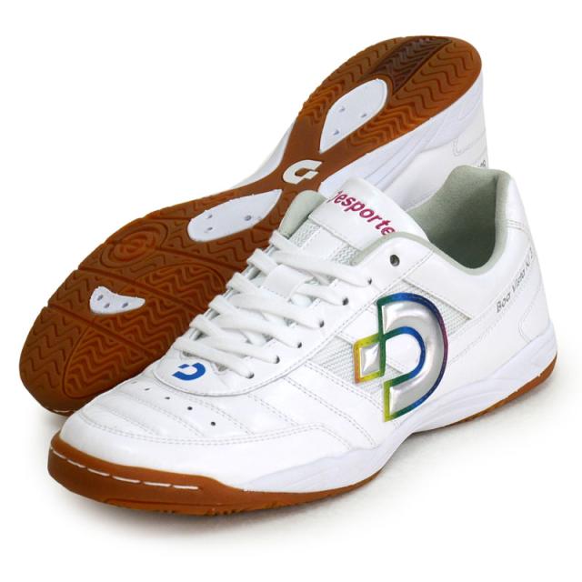 デスポルチ Desporte  ボアヴィスタ KI 3  フットサルシューズ インドア用  25SS (DS2133-PW/M-SIL)