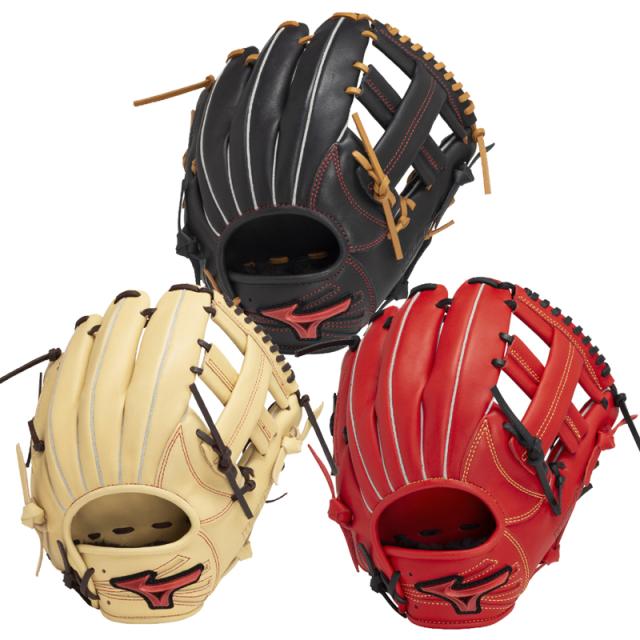 ミズノ MIZUNO  軟式用WILL DRIVE RED IBE  内野手向けサイズ8  野球 一般 軟式 グラブ グローブ  25SS(1AJGR32803)