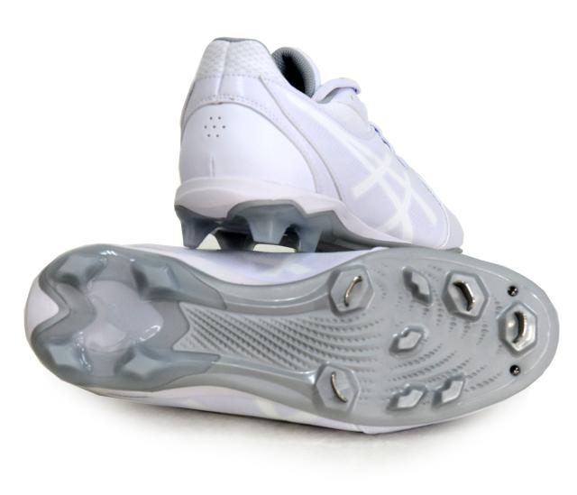 アシックス asics NEOCONNECT WIDE/ネオコネクト ワイド 野球 金具 スパイク 白スパイク シューズ 25SS(1123A055-110)