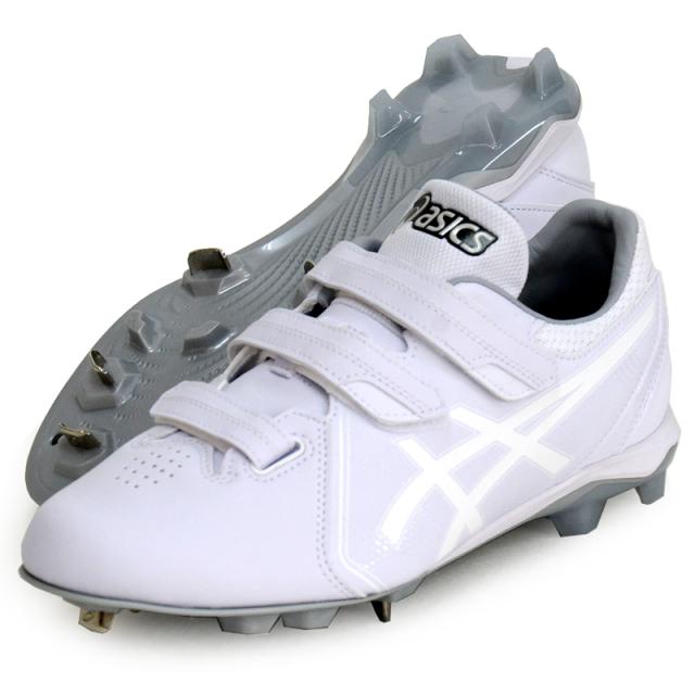 アシックス asics NEOCONNECT MG /ネオコネクト MG 野球 金具 スパイク 白スパイク ベルト 25SS(1123A056-110)