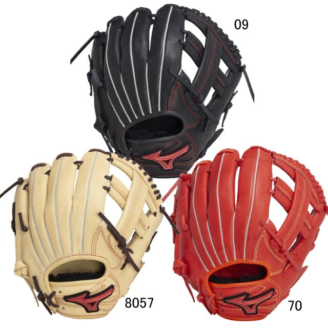 ミズノ MIZUNO  ジュニア軟式用 WILL DRIVE RED IBE  オールラウンド用：サイズS  野球 ジュニア JR 軟式 グラブ グローブ  25SS(1AJGY32410)