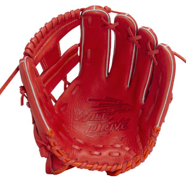ミズノ MIZUNO ジュニア軟式用 WILL DRIVE RED IBE オールラウンド用：サイズM 野球 ジュニア JR 軟式 グラブ グローブ 25SS(1AJGY32420)