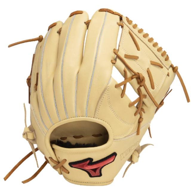 ミズノ MIZUNO 軟式用ウィルドライブ レッド U-Plus 投手×内野：サイズ