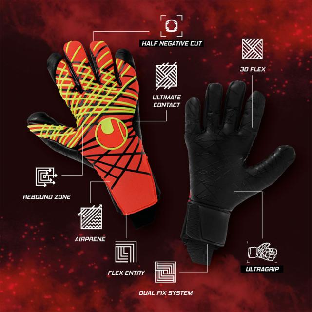 サッカーアイテム ウールシュポルト uhlsport ファイアエディション ウルトラグリップ