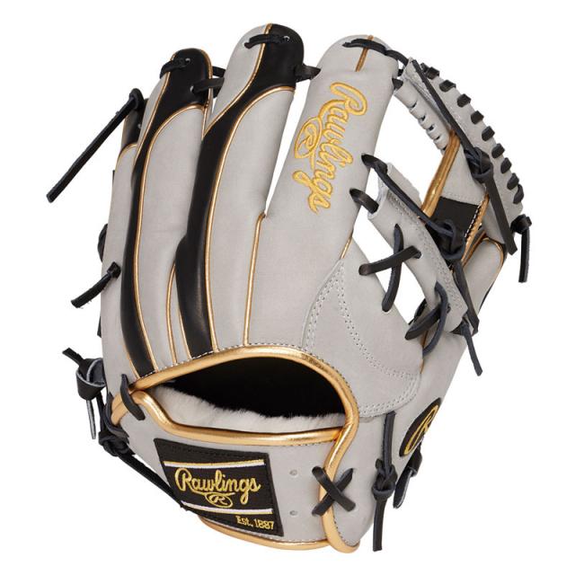 Rawlings ウィザード　軟式グローブ 黒/青/金 軟式 HOH® PRO EXCEL Wizard #02 [内野手用] サイズ 11.5