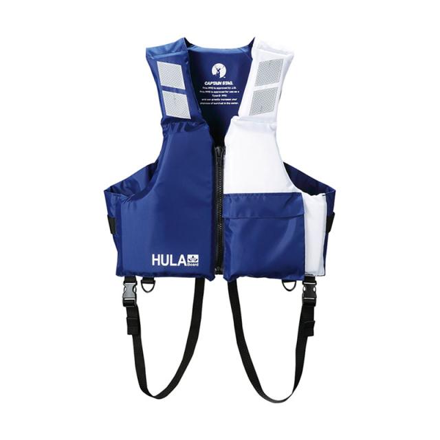 CAPTAIN STAG(キャプテンスタッグ) HULA ライフジャケット TypeD L(ネイビー×ホワイト) キャンプ・トレッキング ウェア スイムウェア US3003