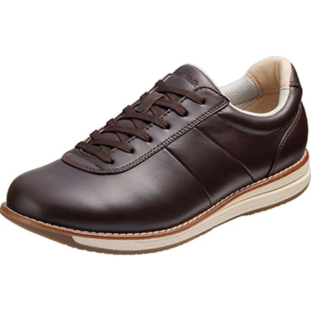 アサヒシューズ Asahi AMW WK L037 D-BR アサヒメディカルウォーク シューズ (KV78531)